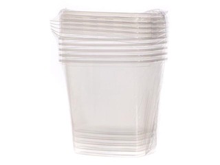 Disposable plastic containers with lids Spino, PP, 1000ml, 5 pcs.