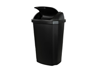 Plastic trash cans
