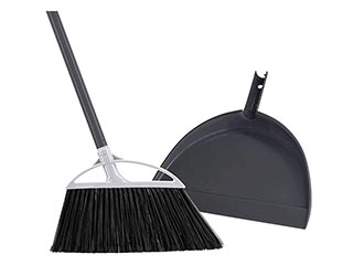 Floor brooms, brushes, handles and dustpans