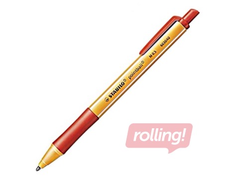 Ball pen Stabilo Pointball , red