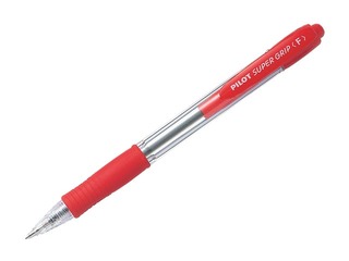 Pastapliiats Pilot Super Grip F, 0.7mm, punane