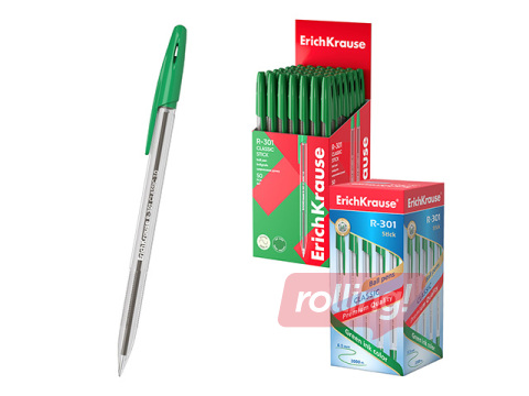 Pastapliiats Erich Krause, R-301 Classic, roheline, 1mm