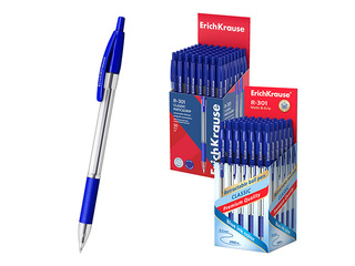 Pastapliiats Erich Krause, R-301, Matic&Grip Classic, sinine, 1mm
