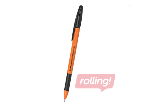 Pastapliiats ErichKrause, R-301, Stick&Grip, Orange, must, 0.7mm