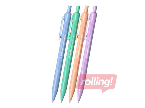 Pastapliiats ErichKrause, R-305, Matic, Pastel Bloom, sinine, 0.7mm