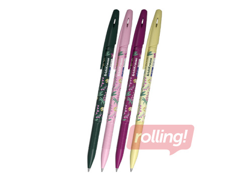 Pastapliiats ErichKrause, R-301, Stick, Floral Soul, sinine, 0.7mm