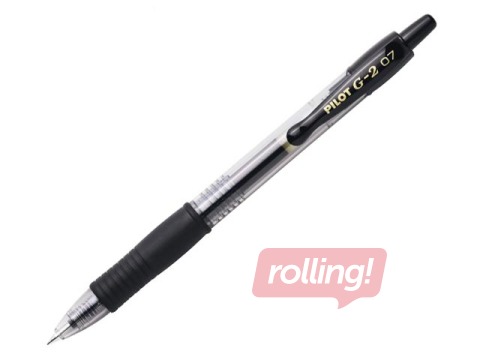 Geelpliiats Pilot G-2, 0.7mm, must