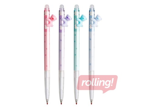 Erasable gel pen Happy Color Bears Pastel, 0,5 mm, blue ink