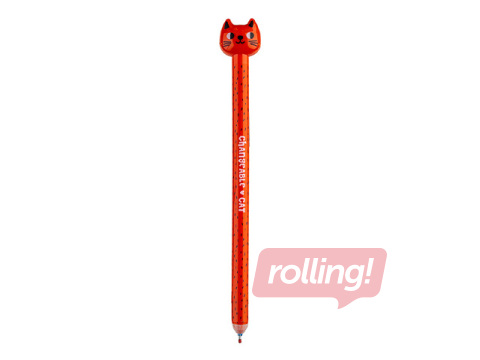 Kustutatav geelpliiats Changeable Cat, sinine tint, 0.5mm