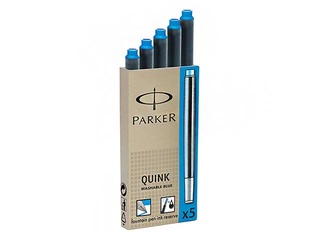 Tindikapslid Parker Quink, sinine 5tk/pk