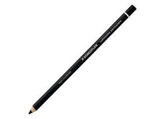 Waterproof pencil Staedtler Lumocolor glasochrom 108, black