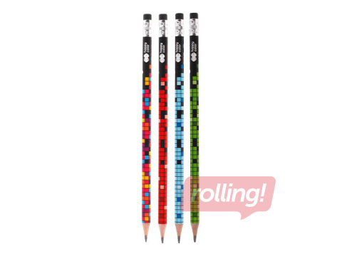 Pliiats kustutuskummiga, Happy Color Pixi Blox, 2B