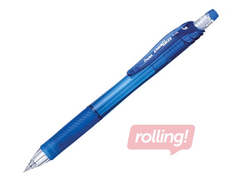 Mehaaniline pliiats, Pentel Energize-X, kustukummiga, sinine, 0.5mm