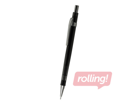 Mehaaniline pliiats ErichKrause Black Pointer, HB, kustutuskummiga, 0.5 mm