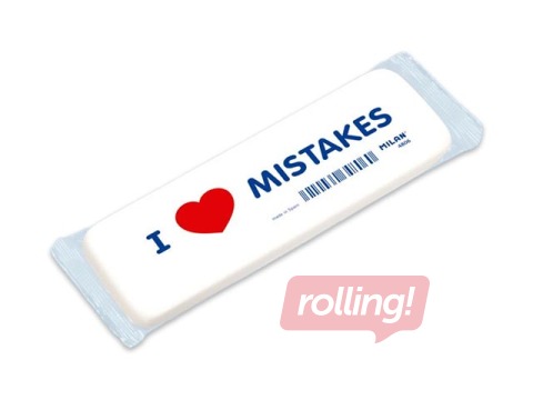 Kustutuspliiats Milan, I Love Mistakes, 4860