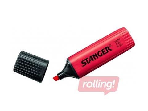Tekstimarker Stanger, 1-5 mm, punane