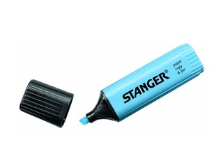 Маркер текстовой Stanger, 1-5 мм, синий