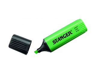 Tekstimarker Stanger, 1-5 mm, roheline