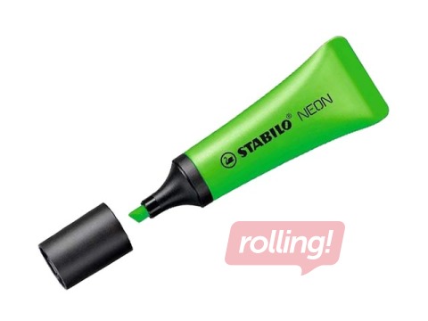 Tekstimarker Stabilo NEON, roheline, 2-5mm