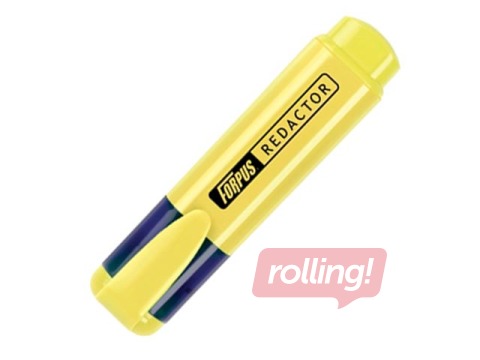 Tekstimarker Forpus, 2-5 mm,  kollane