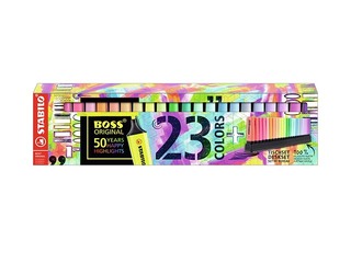 Tekstimarkerid Stabilo Boss komplekt, 2-5 mm, 23 värvi