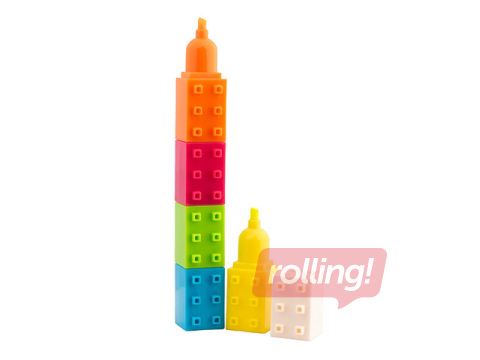 Tekstimarker Happy Color, Blocks, 1–5mm, 5 värvi