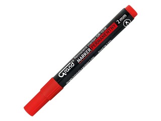 Permanentne marker Grand, punane, 1-3mm