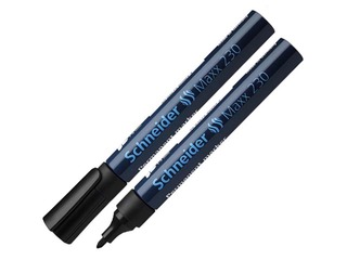 Permanentne marker Schneider 230, must, 1-3mm