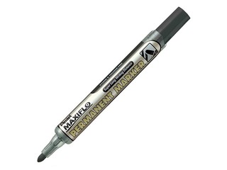 Permanentne marker Pentel Maxiflo NLF-50, ümar ots, must, 4.5mm