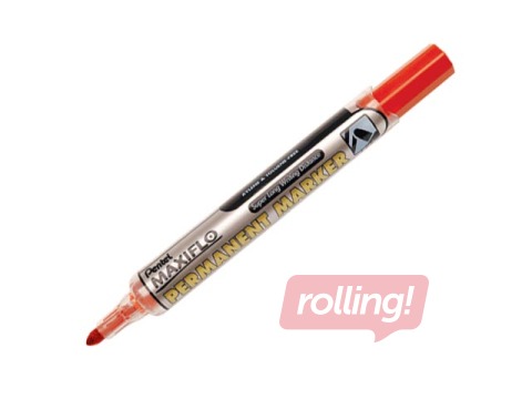 Püsimarker Pentel, Maxiflo NLF-50, ümar ots, punane, 4.5mm