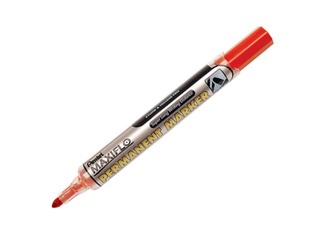 Püsimarker Pentel, Maxiflo NLF-50, ümar ots, punane, 4.5mm