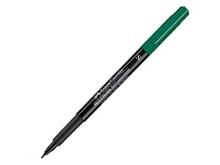 SALE Permanentne marker Faber Castell, ümar ots, roheline, 0.4mm