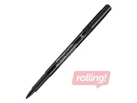 Püsimarker Faber Castell M, ümmargune, must, 1mm