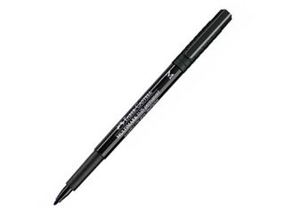 Püsimarker Faber Castell M, ümmargune, must, 1mm