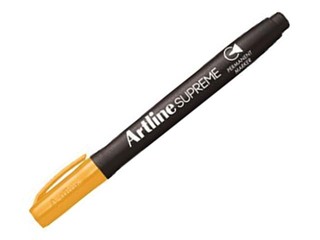 Püsiv marker Artline Supreme, ümar, 1-2 mm, kollane