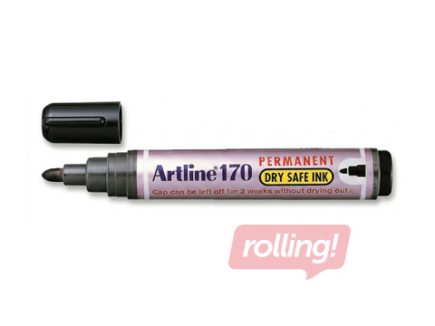 Permanentmarker Artline 170, ümmargune ots, must