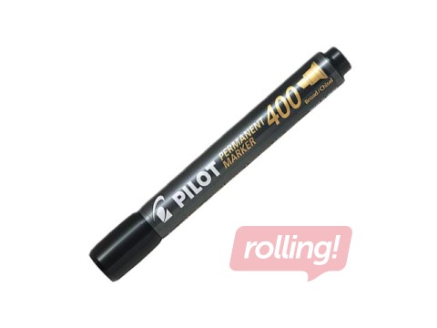 Püsimarker Pilot 400, must, 1.5-4mm + KINGITUS! Osta püsivad markerid ja saa kingitus!