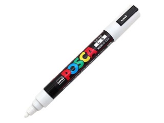 Marker Uni Posca PC - 5M, valge