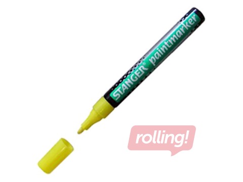 Permanentne marker Stanger PAINT, 2-4mm, kollane