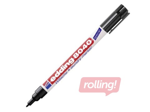 Tekstiilimarker Edding E8040, 1,0 mm, must