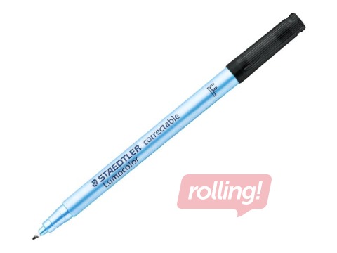 Mittepüsiv kustutatav marker Staedtler Lumocolor 305, 0,6 mm, must