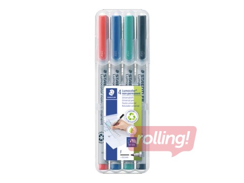 Markerid Staedtler Lumocolor 316, 0.6mm, 4 värvi