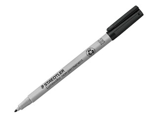 SALE Mittepüsiv marker Staedtler Lumocolor 315, must, 1mm