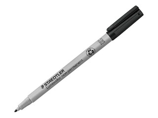 Mittepüsiv marker Staedtler Lumocolor 315, 1.0 mm, must