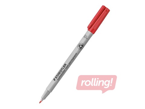 SALE Mittepüsiv marker Staedtler Lumocolor 316, punane, 0.6mm