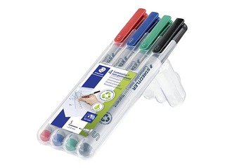 Non-permanent marker Staedtler Lumocolor 311, 0.4 mm, 4 colours