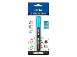 SALE Marker klaaspindadele Milan Fluoglass, sinine