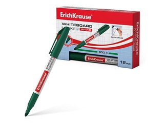 White board marker ErichKrause W-110, round, green