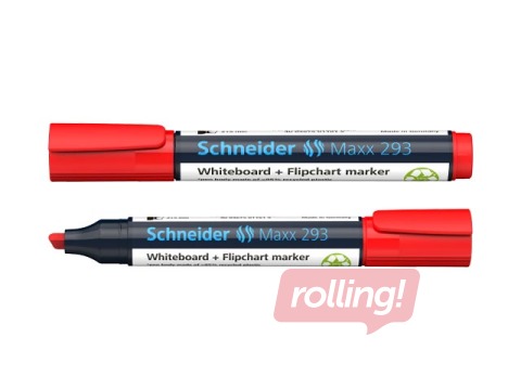 Valgetahvli ja fläpptahvli Schneider 293, 2-5mm, punane