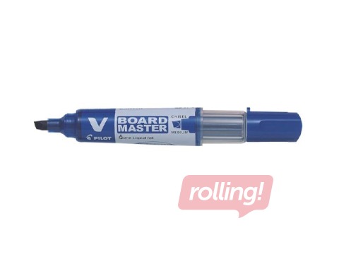 Marker tahvlile Pilot, V Board Master, kaldotsikuga, sinine, 2.2–5.2mm